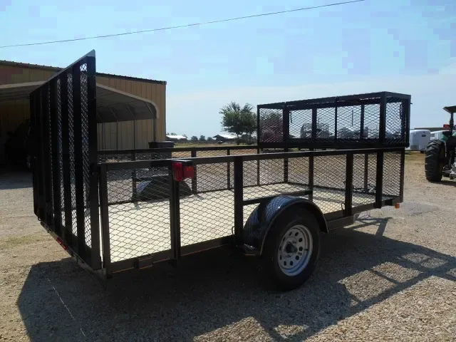 12ft Single 3500lb Axle Landscape Trailer