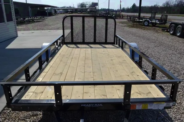12 ft Single 3500lb Axle Utility Trailer with Gate