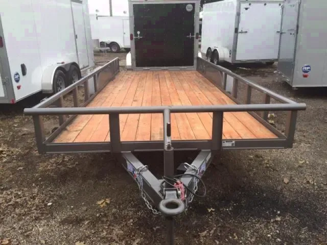 18 ft Utility Trailer Tandem 5200lb Axles