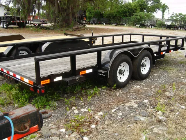 Bumper Pull 18ft Utility Trailer w/3500lb Tandem Axles