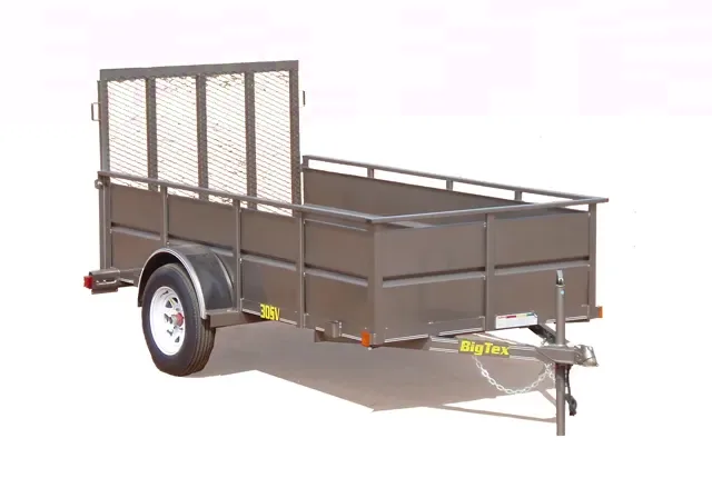 10ft Utility Trailer With Spare  Mount and Gate