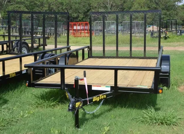 Single 3500lb Axle Utility 10ft w/ Ramp