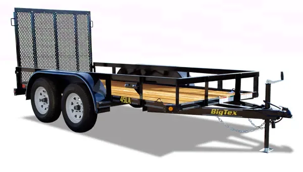 12ft TA Utility Trailer w/Wood Decking