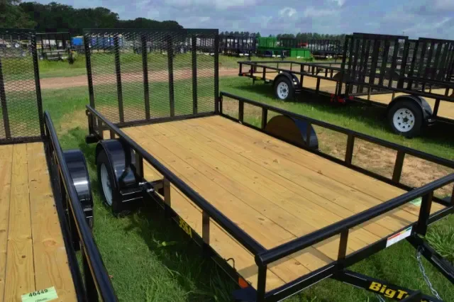 12ft Single 3500lb Axle Trailer w/Ramp Gate