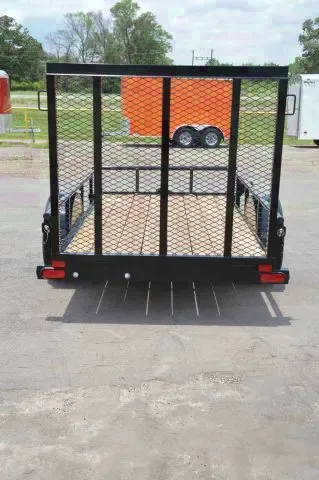 12ft Bumper Pull Utility Trailer w/Ramp Gate