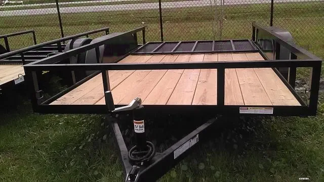 12ft Open Utility Trailer w/Tandem 3500lb Axles