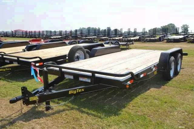 Bumper Pull Black 18ft Equipment Trailer