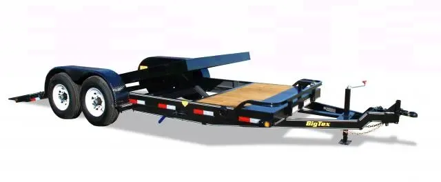 Tilt Bed 20ft Black Utility Trailer