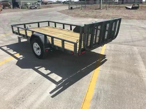 12FT GREY SA UTILITY TRAILER