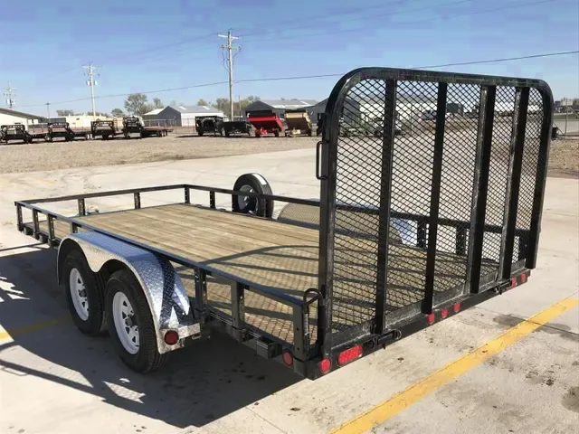 Tandem Axle 16 ft Utility Trailer w/Ramp