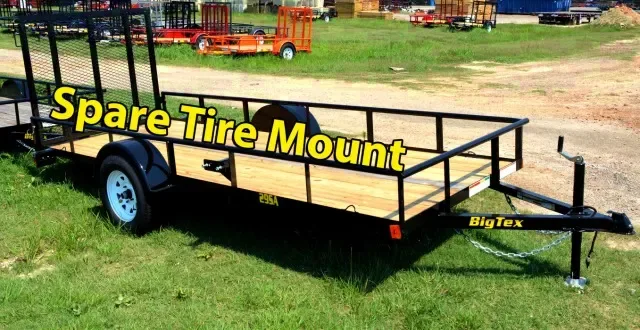 10ft Utility Trailer w/Wood Deck and Gate