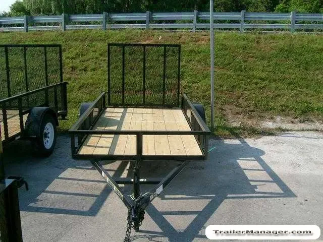10ft S/A Landscape Trailer