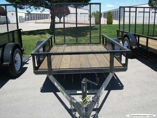 8ft Single Axle Black