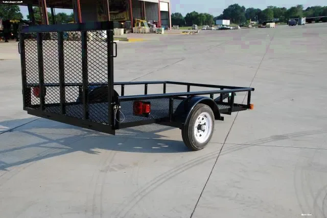 8ft Utility Trailer w/Mesh Floor