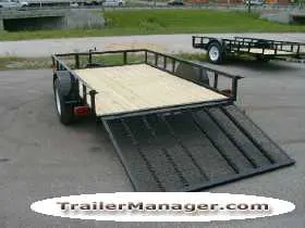 10ft Single Axle Black