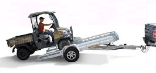 12ft Single 3500lb  Axle Tilt Bed