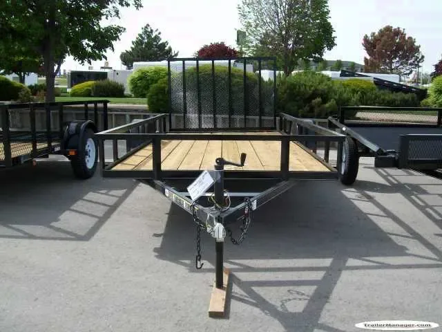 14ft Single Axle Steel Frame w/Wood Floor