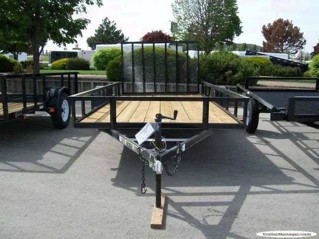 14ft Single Axle Black-3500lb Axle