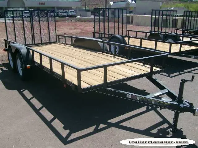 Landscape/Utility Trailer 16ft Tandem 3500lb Axle