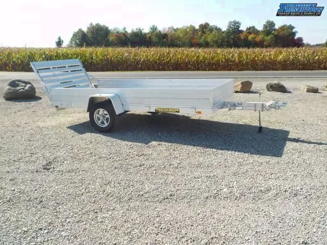 Robust 2025 Aluma 5.5x12 Utility Trailer with Ramp Gate