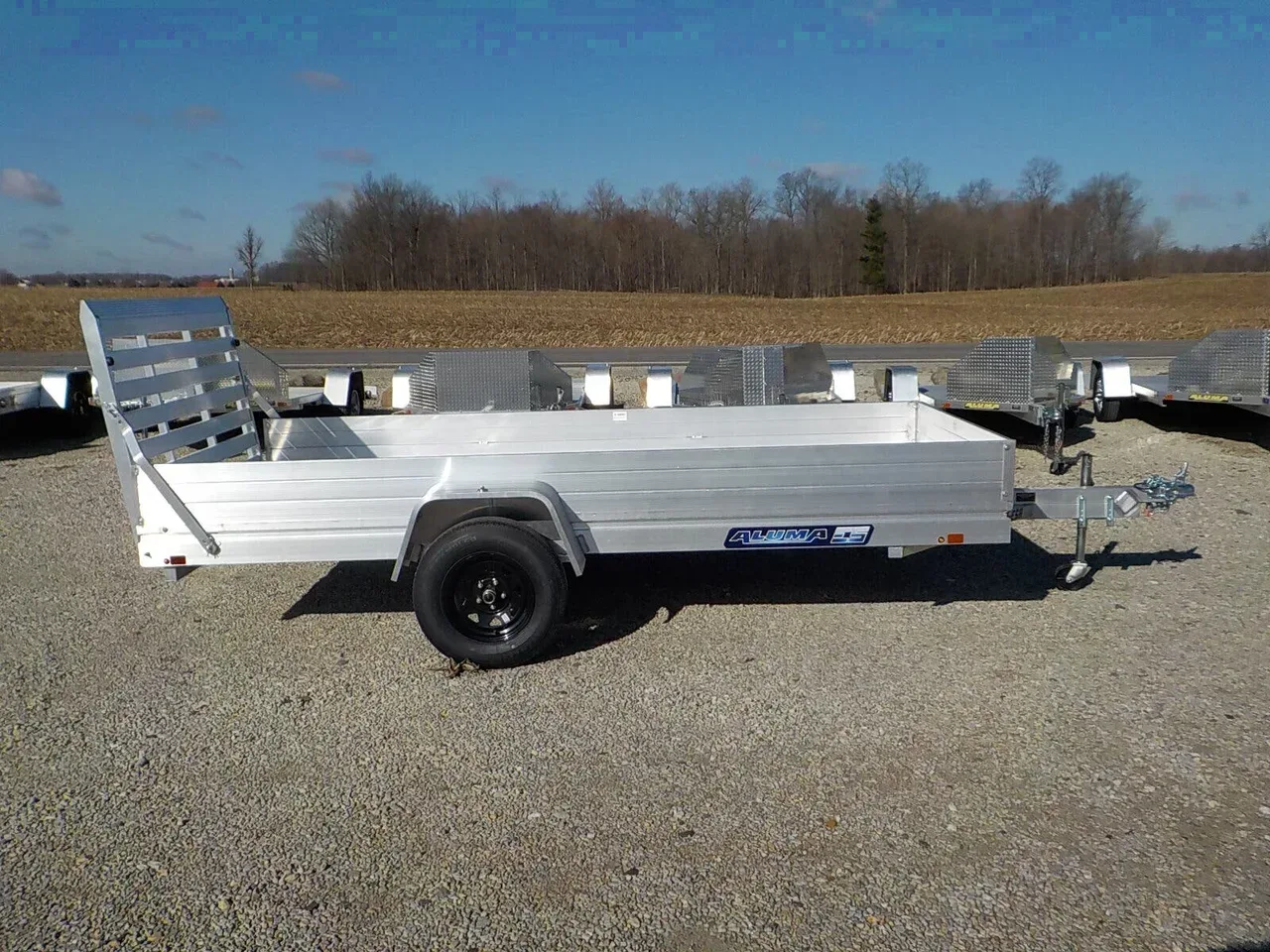11751 - 2027 Aluma 6812H-ESA Utility Trailer