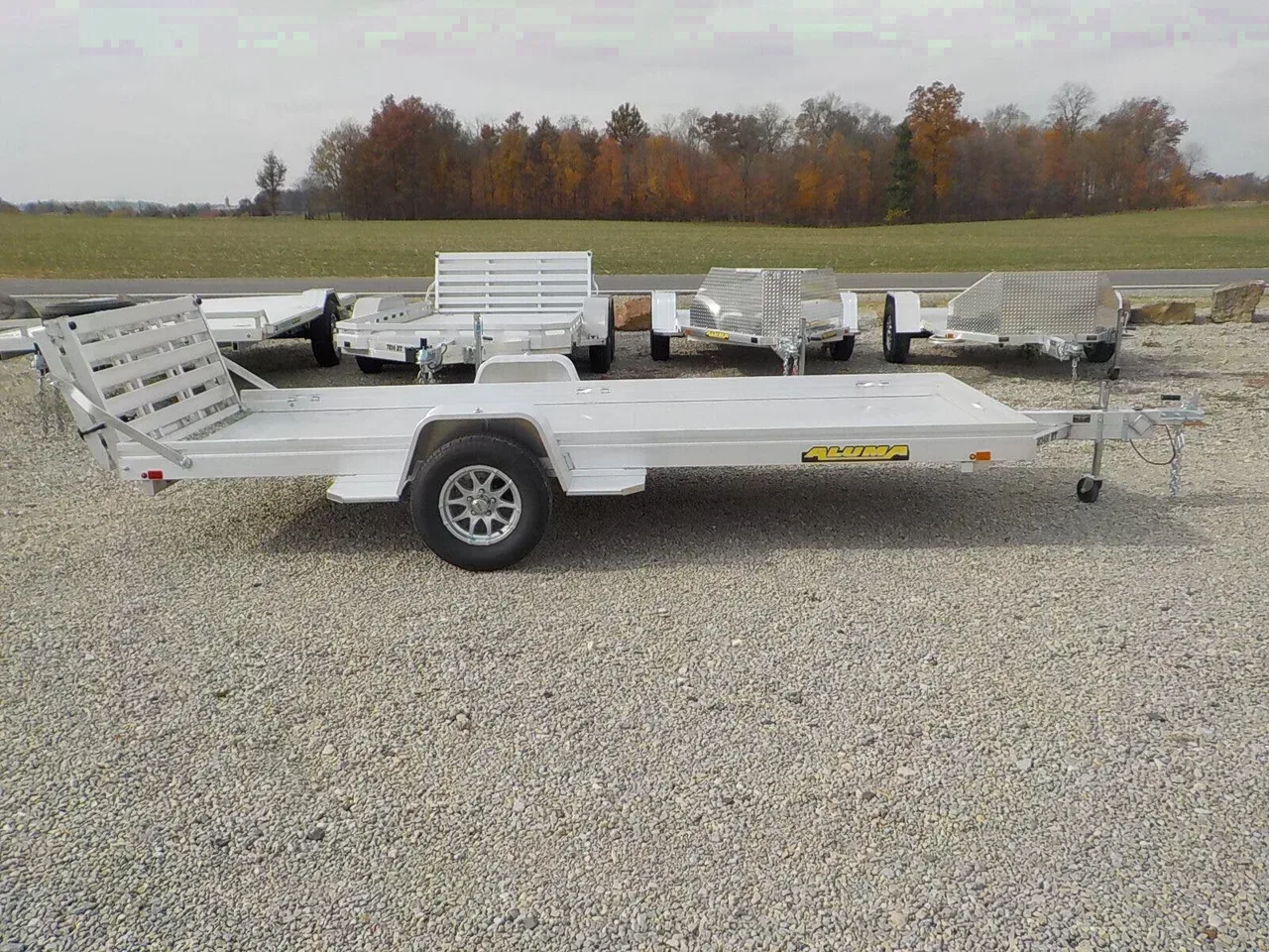 11668 - 2026 Aluma 6814H-S-BT Utility Trailer