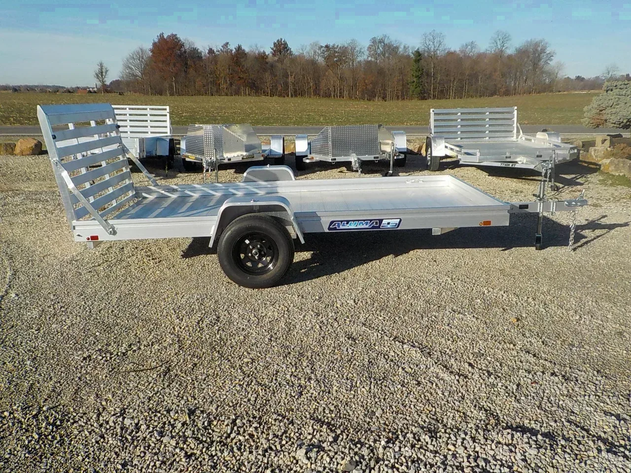 11671 - 2026 Aluma 7812 ESA-S-TG Utility Trailer