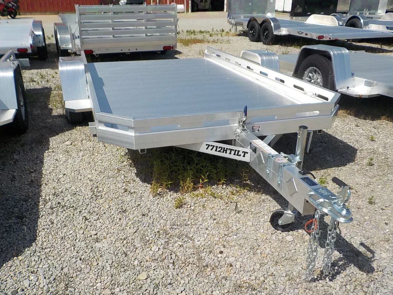 11758 - 2027 Aluma 7712H-TILT-S Utility Trailer
