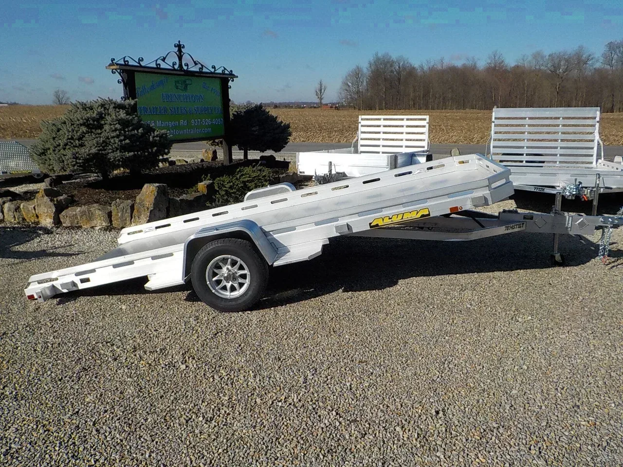 11466 - 2026 Aluma 7814S Tilt Utility Trailer
