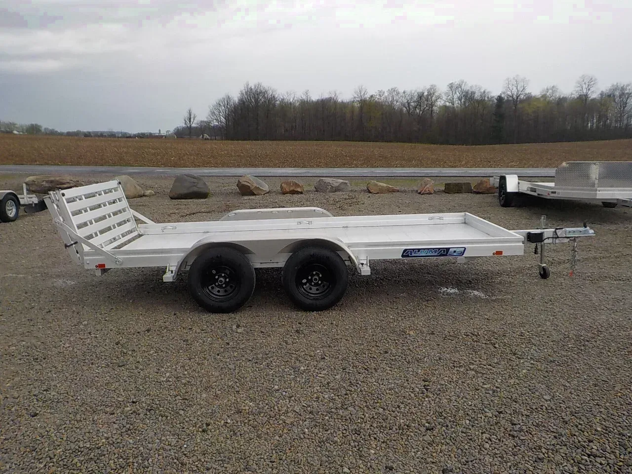 11467 - 2026 Aluma 7814ESA-TA-EL-BT Utility Trailer