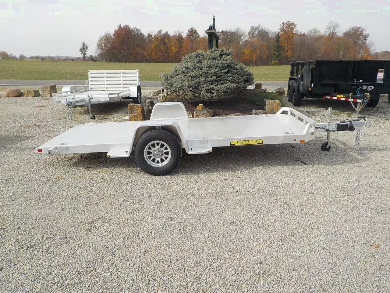 11664 - 2026 Aluma 8214H-TITL-S-EL-RTD Utility Trailer
