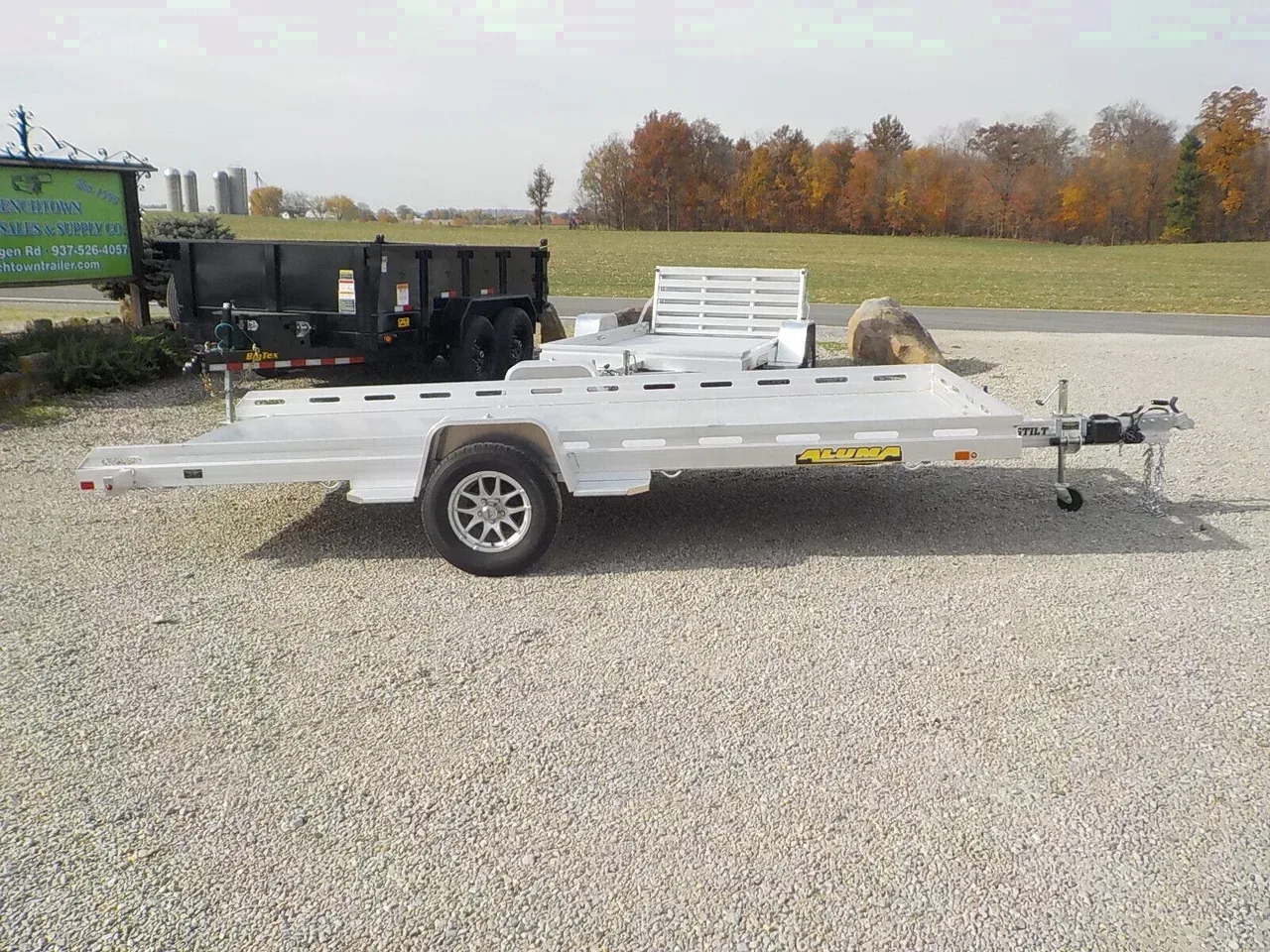 11673 - 2026 Aluma 8015TILT-S-EL Utility Trailer