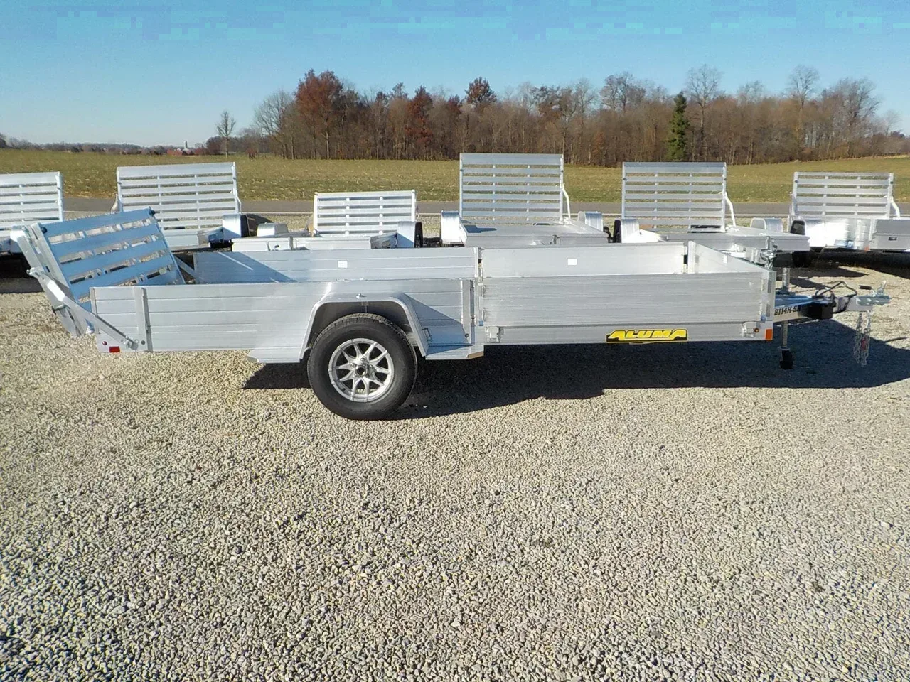 11667 - 2026 Aluma 8115HS-EL-R-BT-SR Utility Trailer