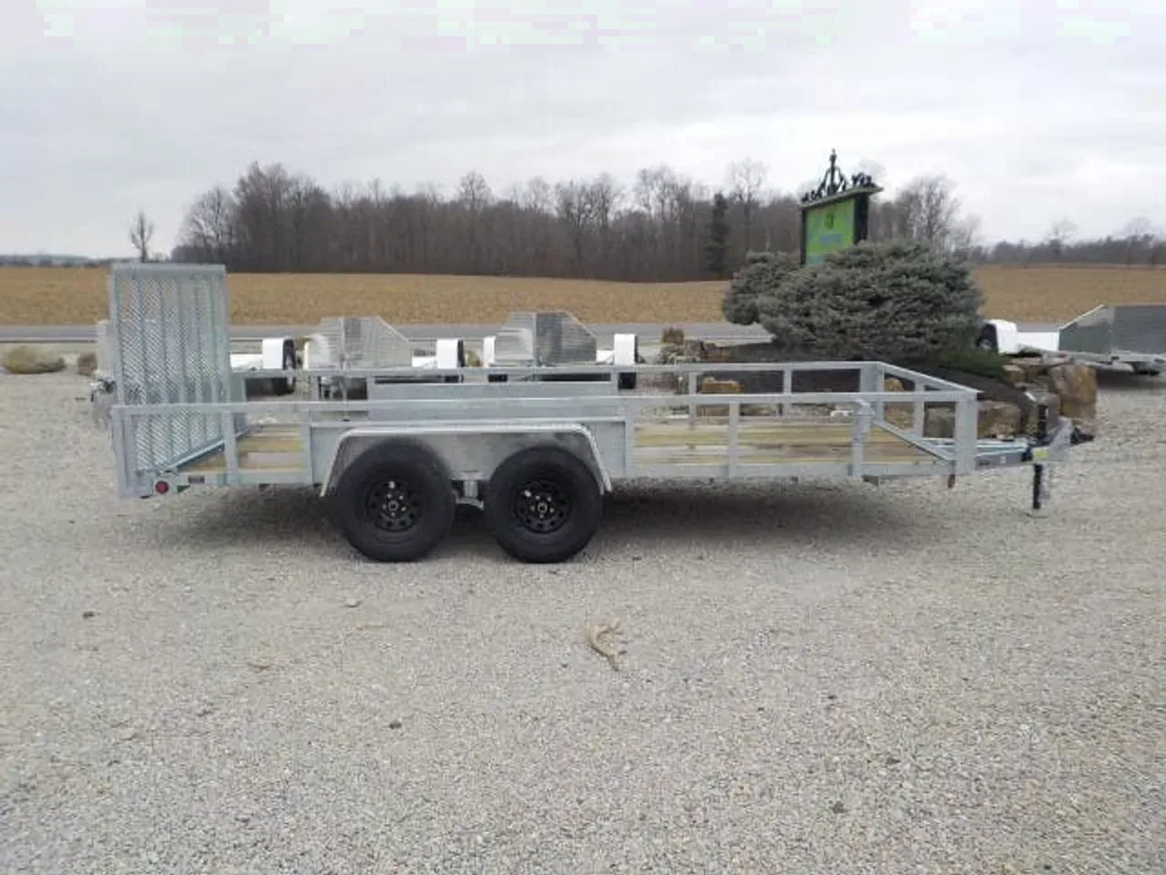 11388 - 2025 Quality Steel 8216 AN7K GALVANIZED Utility Trailer