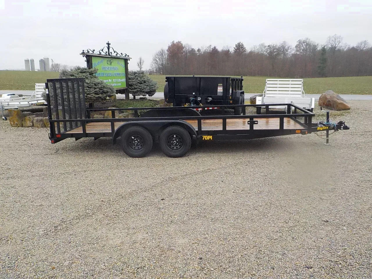 11653 - 2026 Big Tex 70PI-18R1A-4PBK-BRK2 Utility Trailer