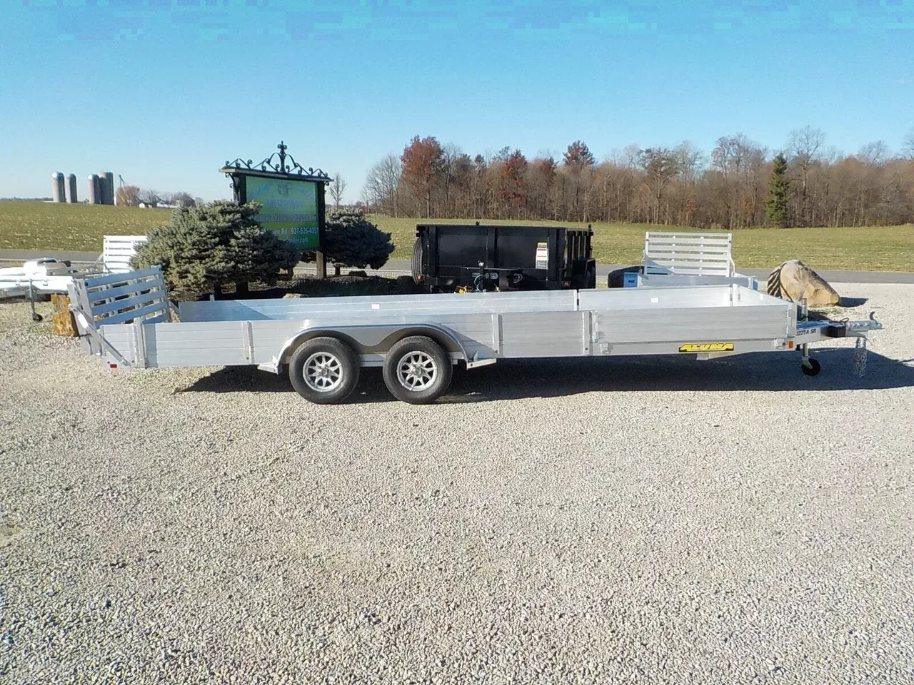 11665 - 2026 Aluma 8122TA-EL-R-BT-SR Utility Trailer