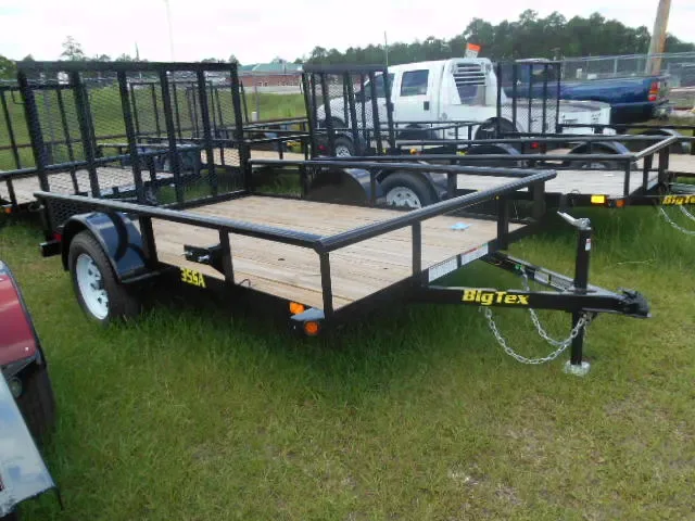 10FT SA BLACK BP UTILITY TRAILER