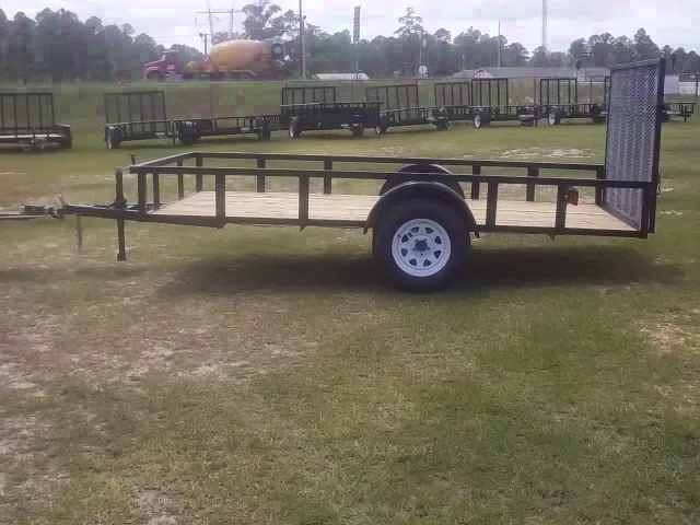 12FT SA UTILITY TRAILER W/EXPANDED METAL RAMP