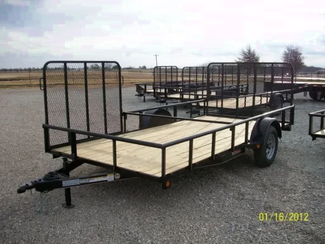 12ft Single Axle ATV Trailer
