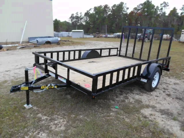 12FT SA UTILITY/ATV TRAILER W/SIDE RAMPS