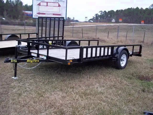14FT SA ATV/UTILITY TRAILER W/SIDE RAMPS
