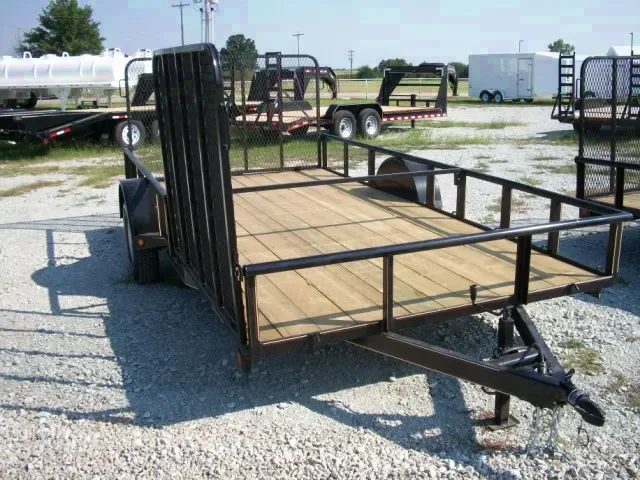 14ft Single Axle Utility Trailer