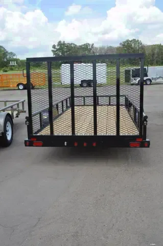 10ft Single 3500lb Axle Wood Deck Utility Trailer