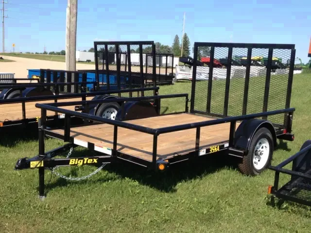 10ft Utility, Ramp Gate, Spare Mount, LED Lights