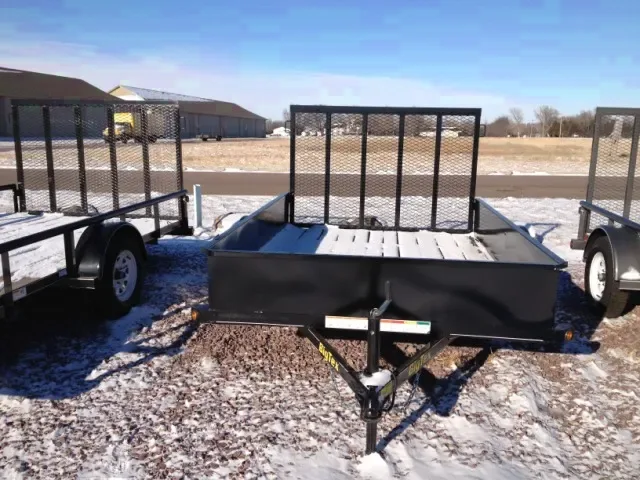 Utility Trailer 10ft, Ramp Gate, Spare Mount