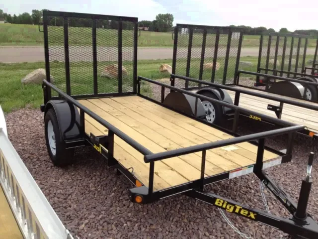 10ft Utility Trailer Ramp Gate and Spare Mount