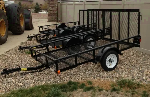 8ft  Mesh Floor Utility Trailer