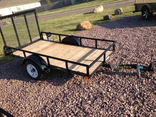 8ft Utility Trailer w/Wood Floor