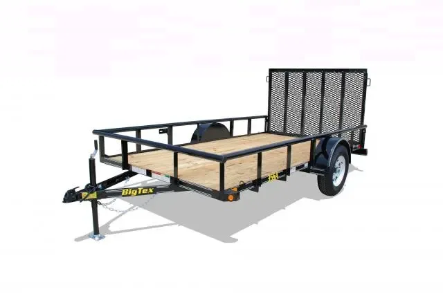 Single 3500lb Axle Utility Trailer w/ Rampgate 12ft