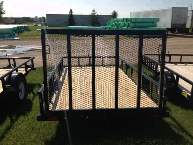 12ft Single 3500 lb Axle Utility Trailer